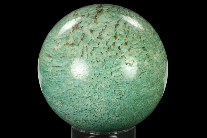 Polished Graphic Amazonite Crystal Sphere - Madagascar #166503